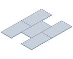 60 cm x 30 cm x 1 cm